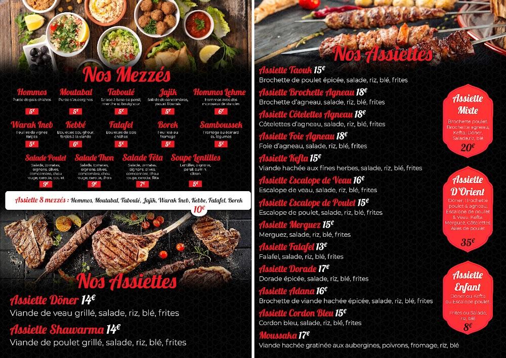 Grillade d’Orient - Menu Image 1